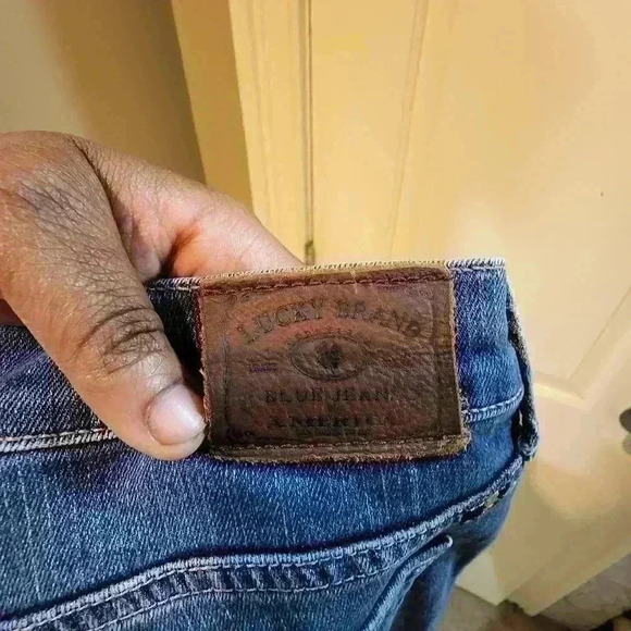 p33 Jeans sweet'n low bootcut medium dark wash size 4/27 regular by lucky brand - Picture 7 of 8